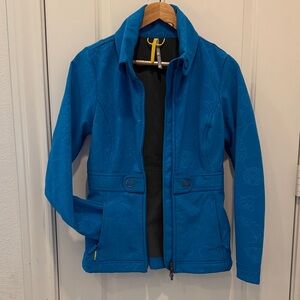 Lole Women's Teal Jacket with Yellow Tag